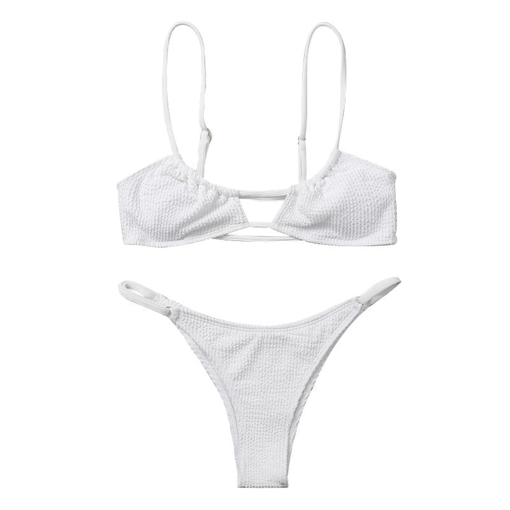 Damer sports-bikini-sæt med raffineret snit Skovae