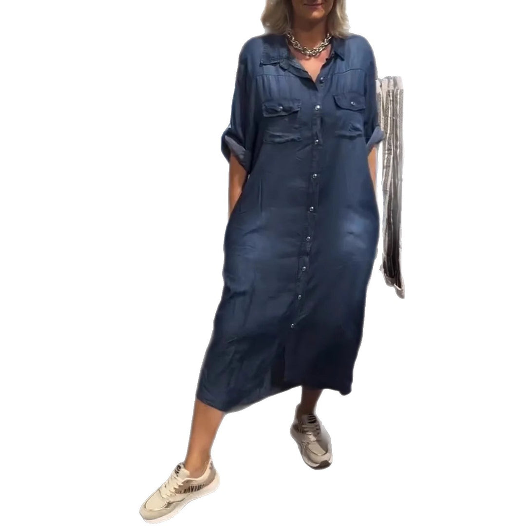 Fru Denim Skjortekjole Stilla