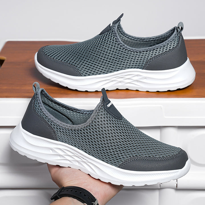 Herren Åndbare Slip-On Sneakers med Adaptivt Letvægtsdesign Stilla
