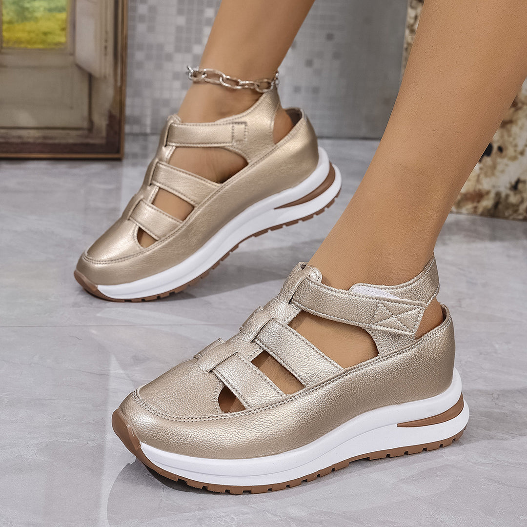 Dame Sporty Sandaler med åndbart overmateriale og skridsikker gummisål Stilla