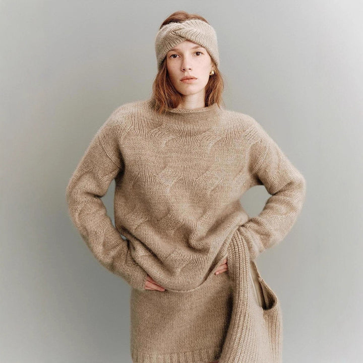 Kvindernes hyggelige oversized sweater lavet af Mohair Stilla