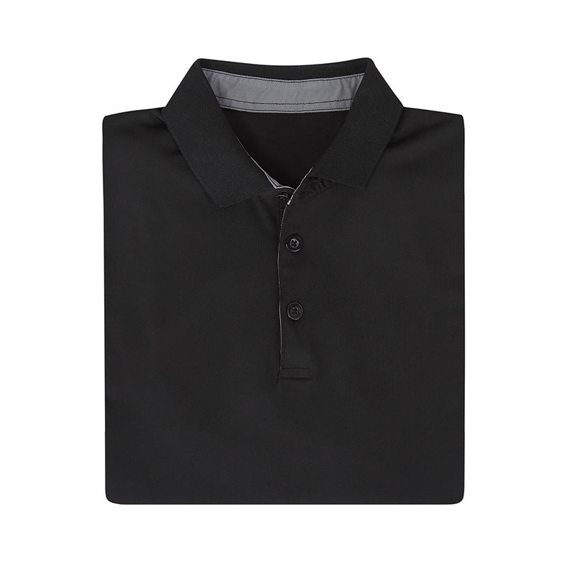 Herre fritids polo t-shirt lavet af åndbart funktionsmateriale med moderne krave Stilla