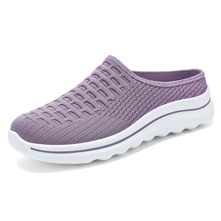 Dame Komfortable Slip-On Sneakers med åndbart overdæk og skridsikkert såleprofil Stilla