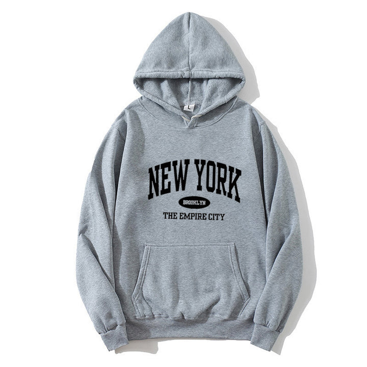 Kvinder Cozy Hoodie med New York Print Skovae