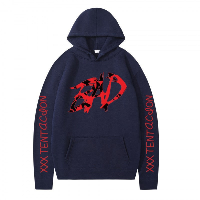 Kvinder hoodie med iøjnefaldende grafisk tryk og afslappet pasform Skovae