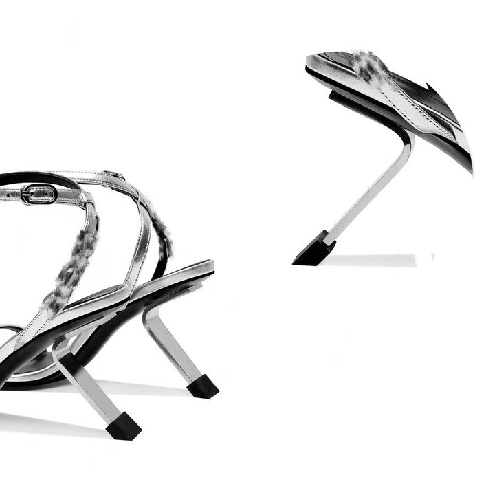 Femme Elegant Open-Toe Stiletto Hæle Stilla
