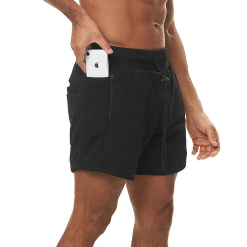 Herre sporty shorts med praktiske sidelommer og justerbart bånd Stilla