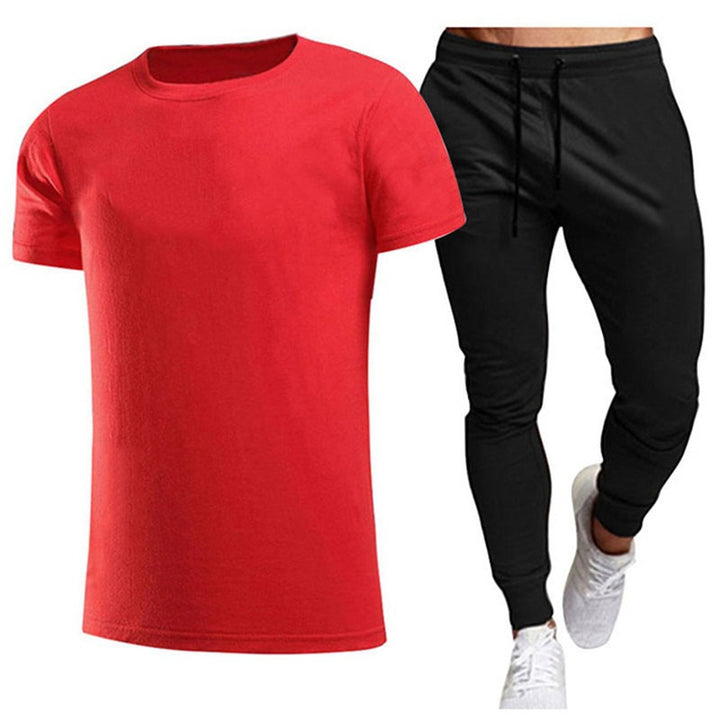 Herrer komfortable fritidsoverdele med shorts Stilla