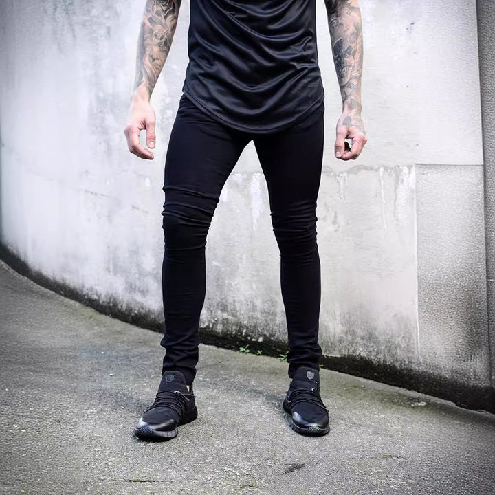 Herre Skinny Leggings med høj elasticitet og sporty pasform Stilla