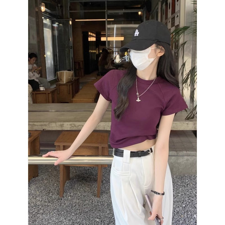 Femme Cropped Relaxed Fit T-Shirt Stilla