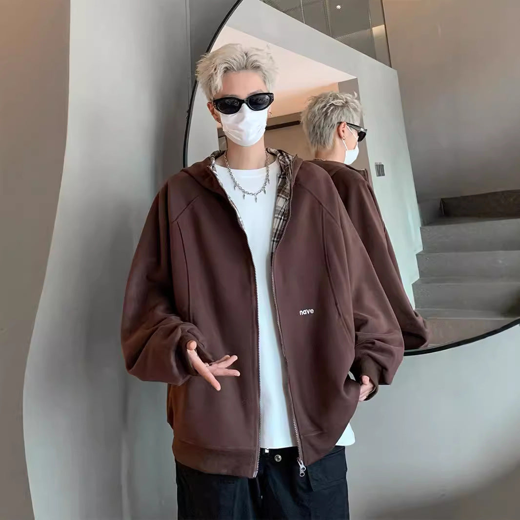 Herre casual oversized jakke med moderne pasform og funktionelle lommer Stilla