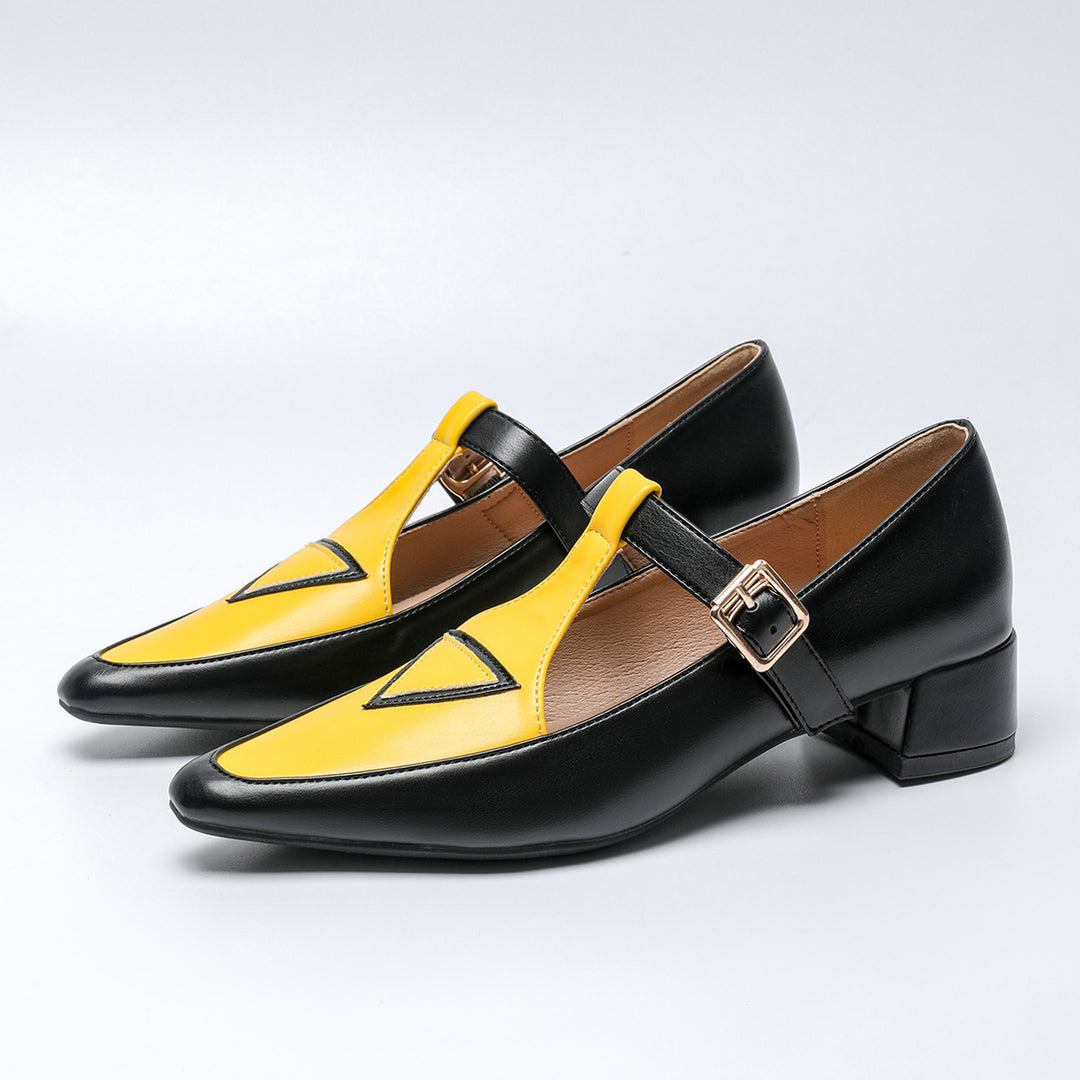 Dame Elegant og moderigtige Slingback Ballerinas med geometrisk design Stilla