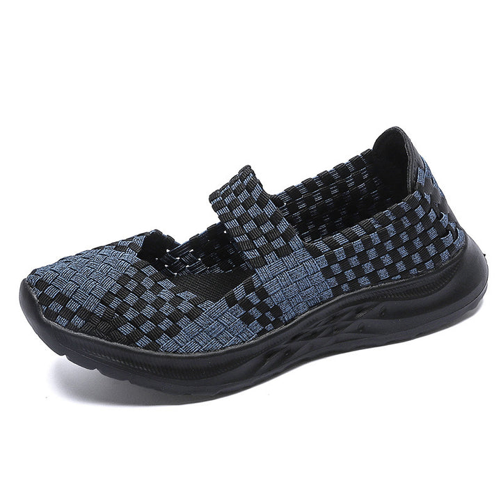 Dame Gewebe Komfort Slip-On Sneakers Stilla