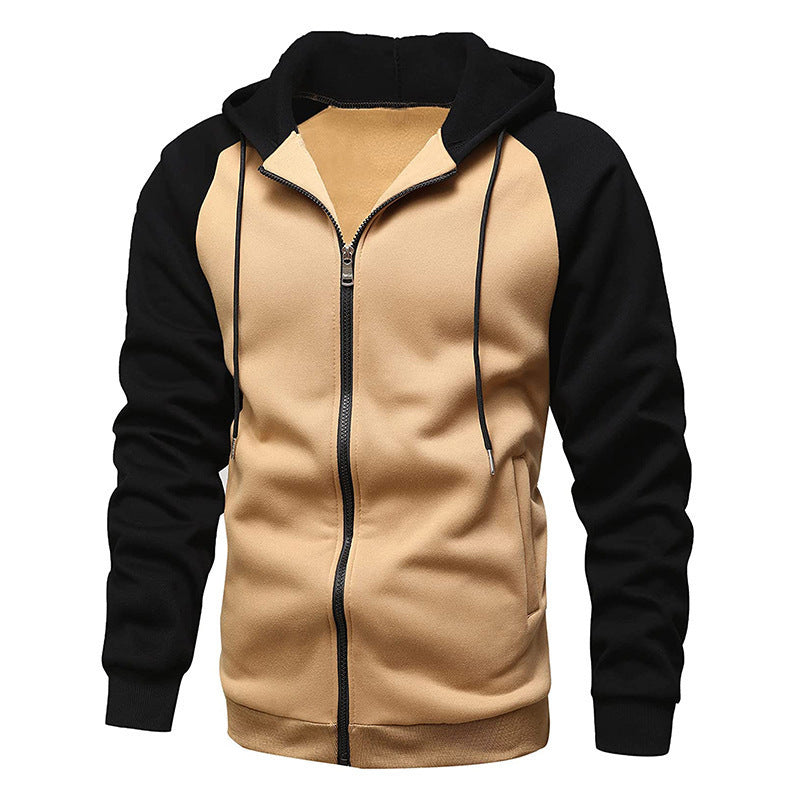 Herrer Hoodie med kontrasterende ærmer Stilla