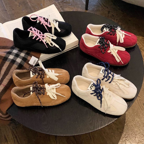 Herre Retro Suede Sport Sneakers Stilla