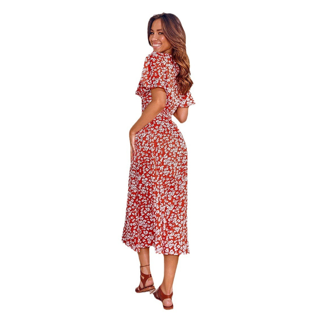 Dame Wrap-Maxi-Kjole Stilla