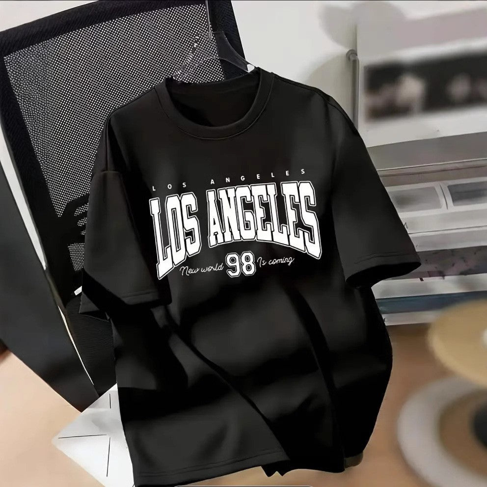 Dame T-shirt med klassisk Los Angeles skrift og sporty design Stilla
