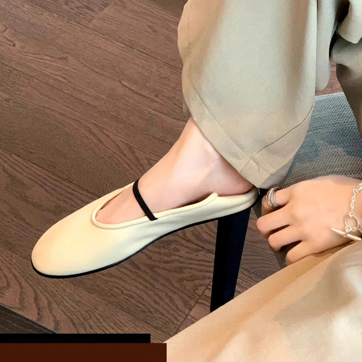 Dame Klassiske Ballerinaer med elegant remdesign Stilla