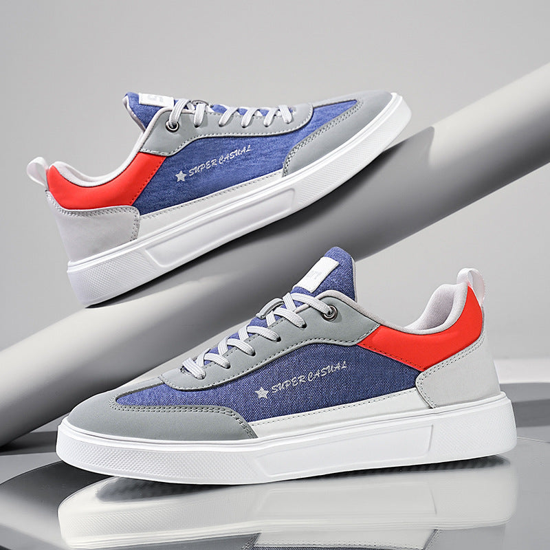 Herrer Fritid Denim Sneakers med let komfortdesign Stilla