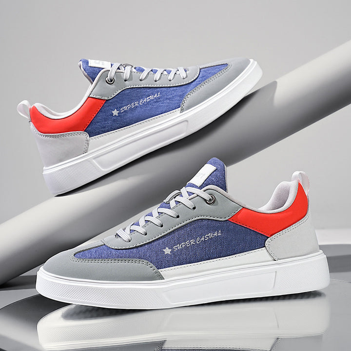 Herrer Fritid Denim Sneakers med let komfortdesign Stilla