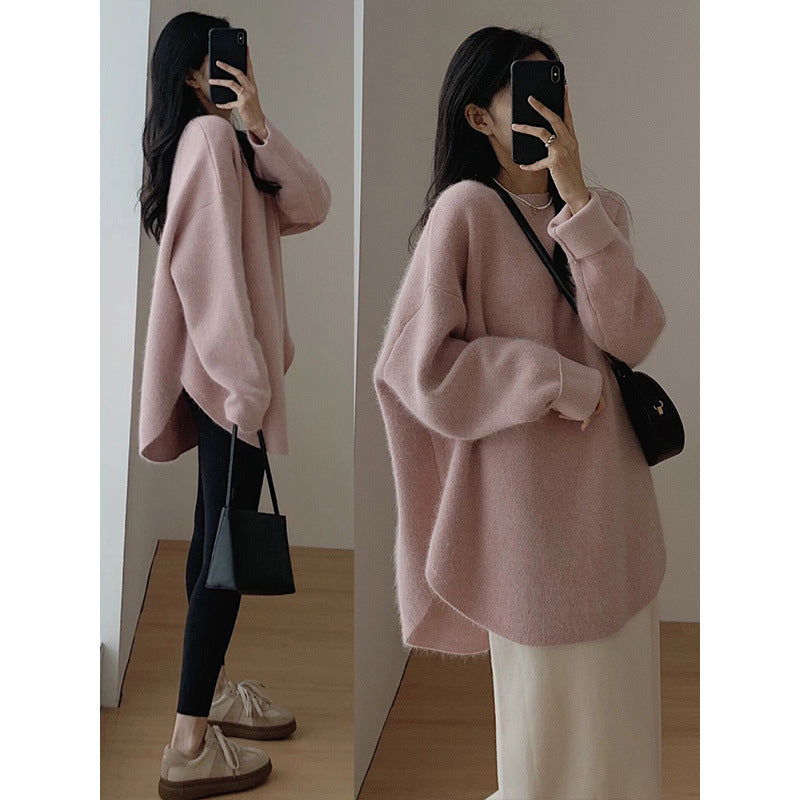 Femme Oversized Blød Strikpullover Stilla
