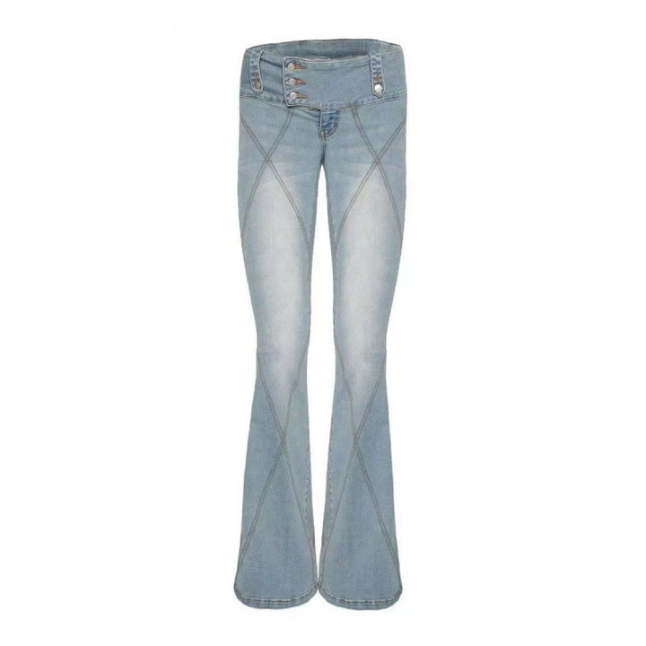 Dame flare jeans Stilla
