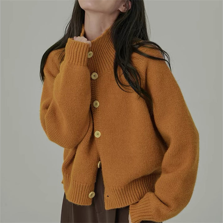 Femme Cozy Knap-Cardigan Stilla