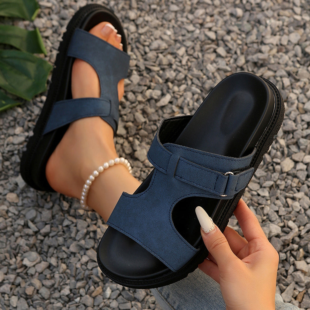 Dame Komfortable Sandaler med justerbare remme og anatomisk fodseng Stilla