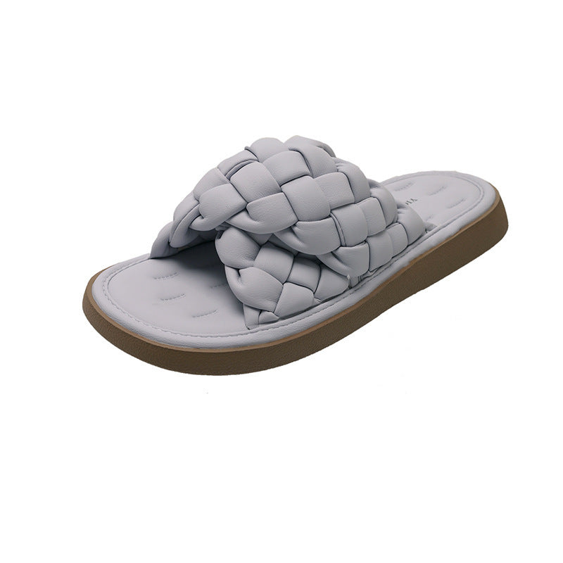 Femme Vævde Slide Sandaler Stilla