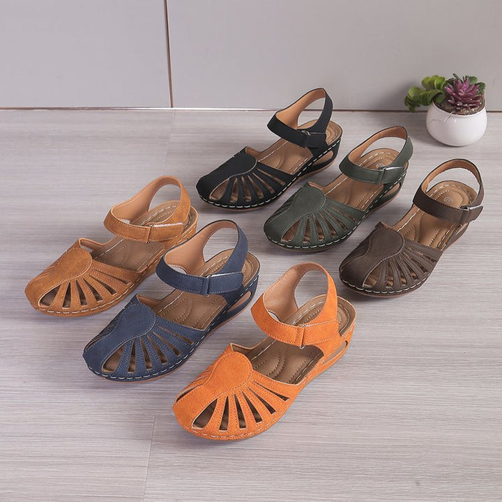 Dame Komfortable Sandaler med moderne Gitter-design og justerbar rem Stilla