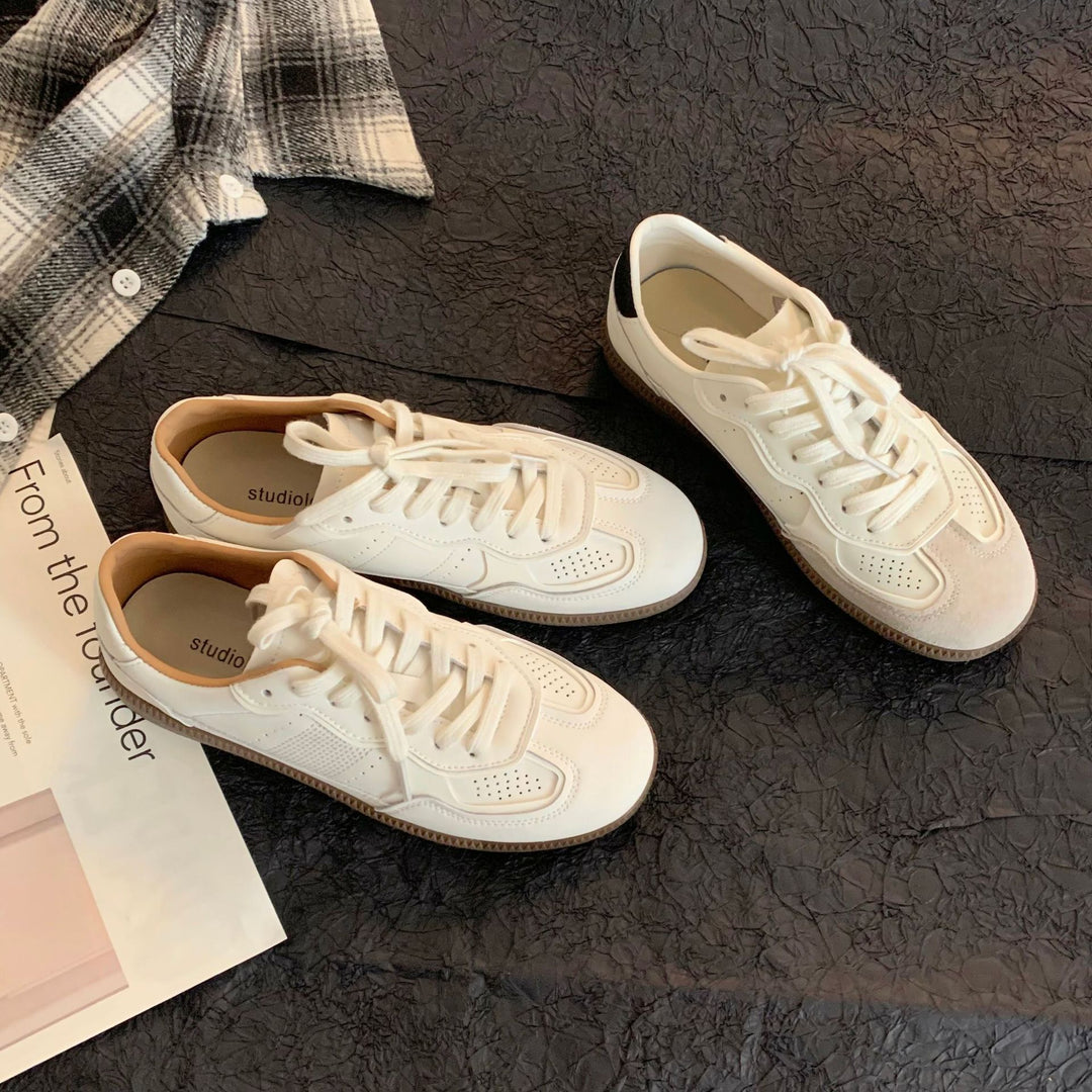 Dame Fritid Retro-inspirerede Sneakers med perforeret design Stilla