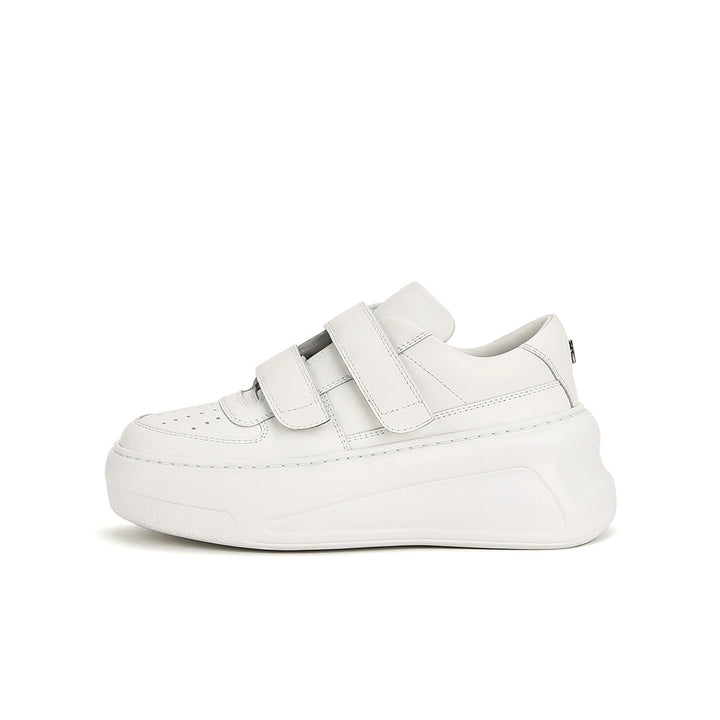 Dame platform sneakers med justerbare velcro-lukninger Stilla