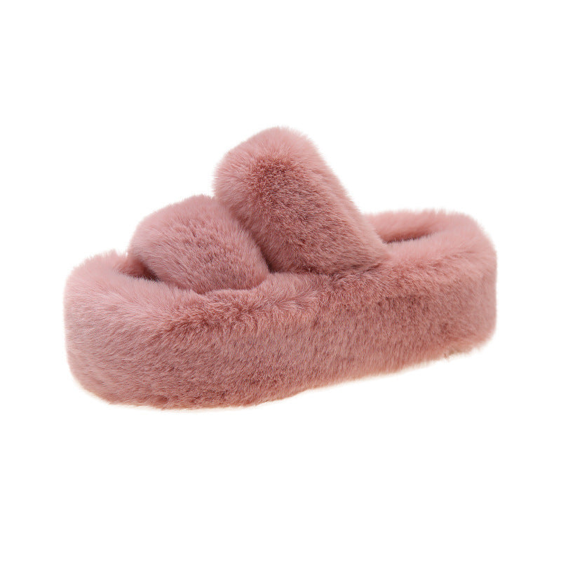 Dame Fluffy Hjemmesko med ci-venligt Design Stilla