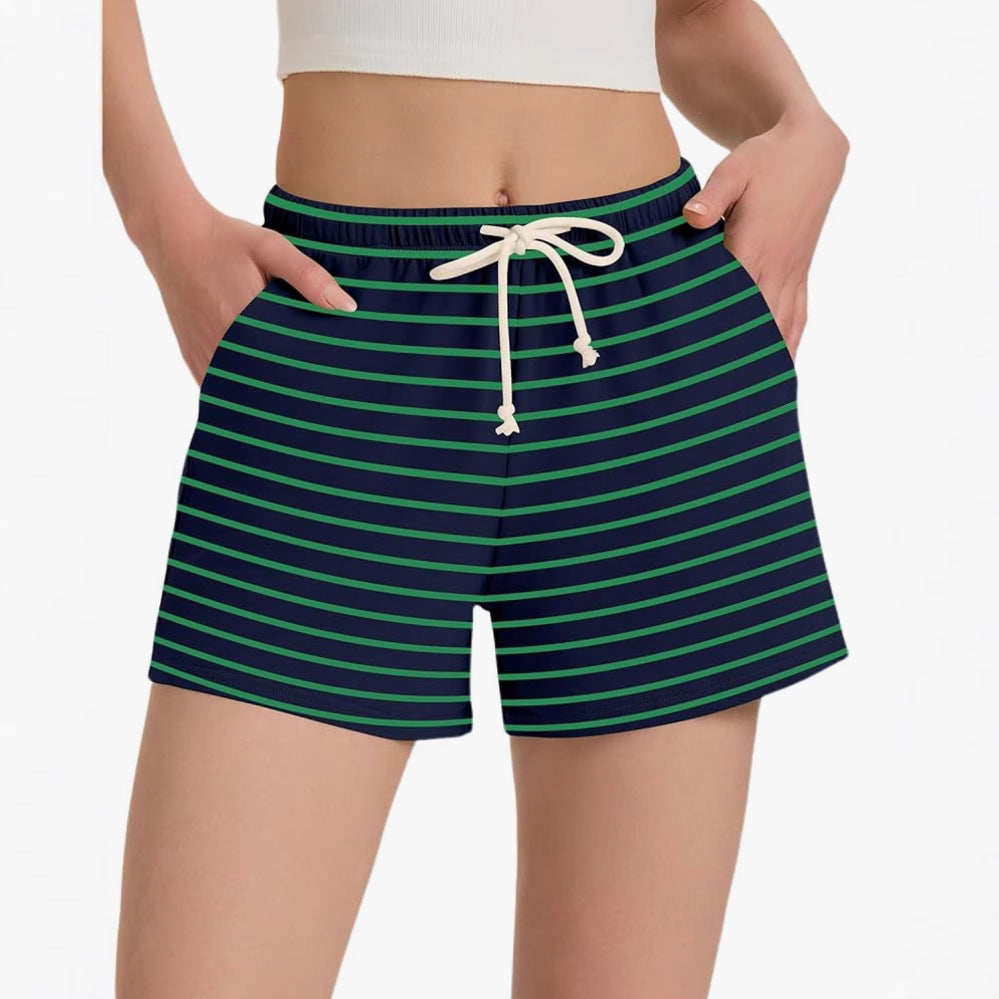 Dame stribede Comfort Fit svømshorts Stilla