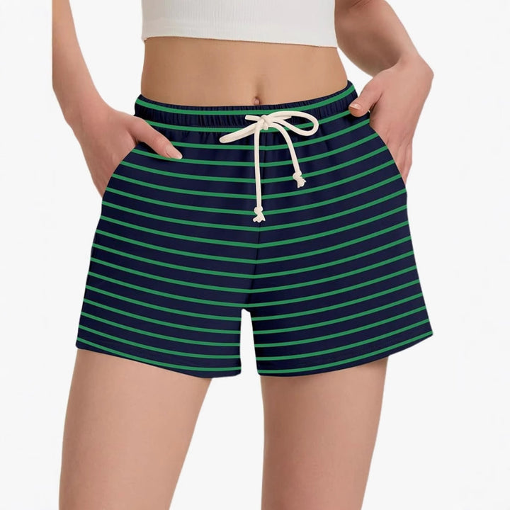 Dame stribede Comfort Fit svømshorts Stilla