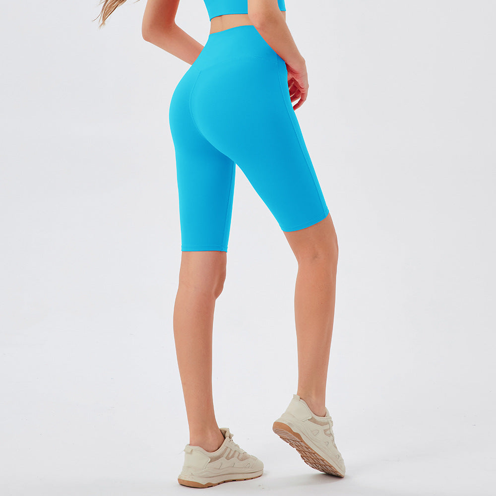 Stilla | Høj Talje Yoga Shorts Åndbare, Formende Fitness Shorts Til Kvinder