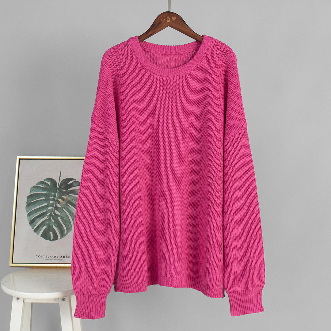 Kvinders oversized striktrøje med casual skæring Stilla