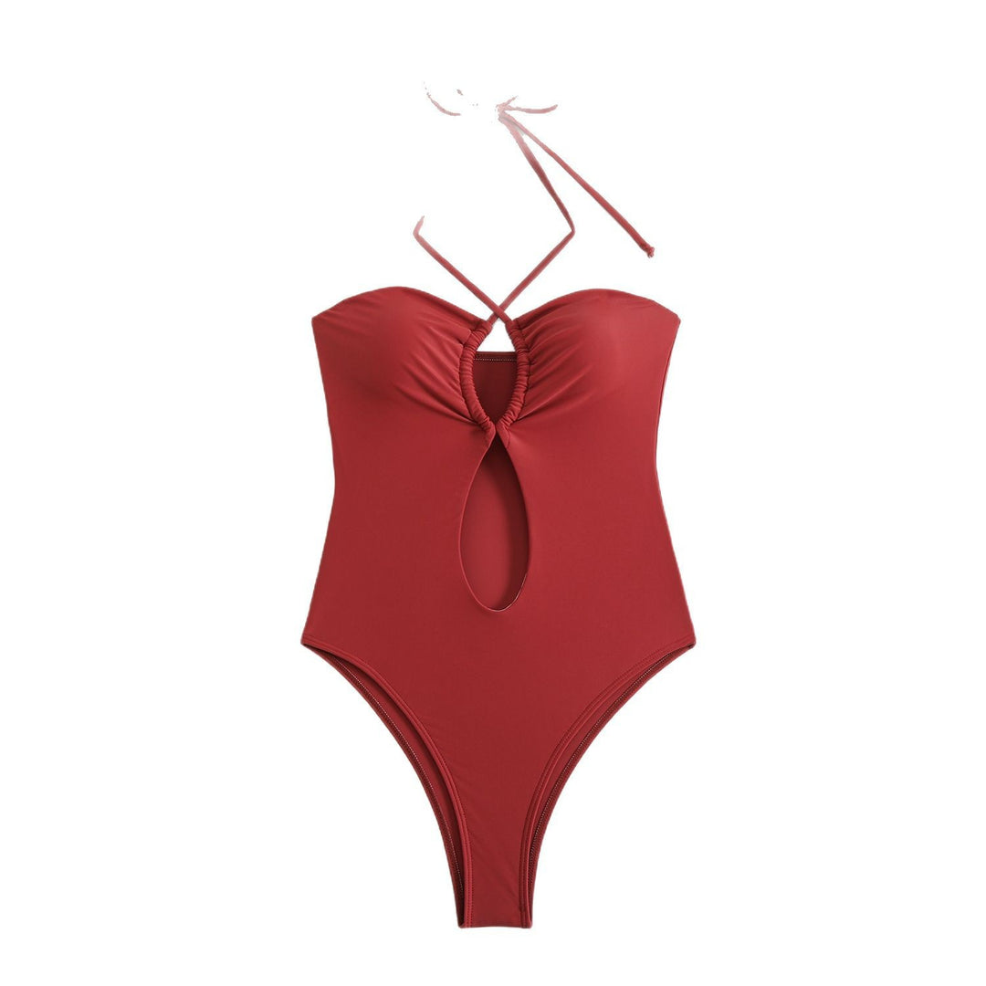 Dame Enkelt Badebukser med legende Cut-Out-design og smart ryglukning Stilla