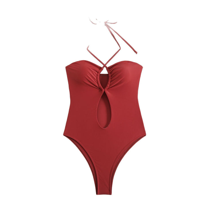 Dame Enkelt Badebukser med legende Cut-Out-design og smart ryglukning Stilla