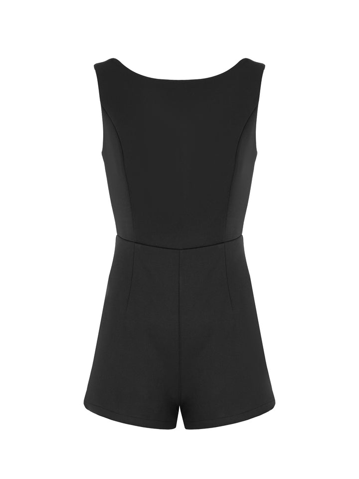 Dame Elegant Jumpsuit med figursyet snit og raffinerede detaljer Skovae