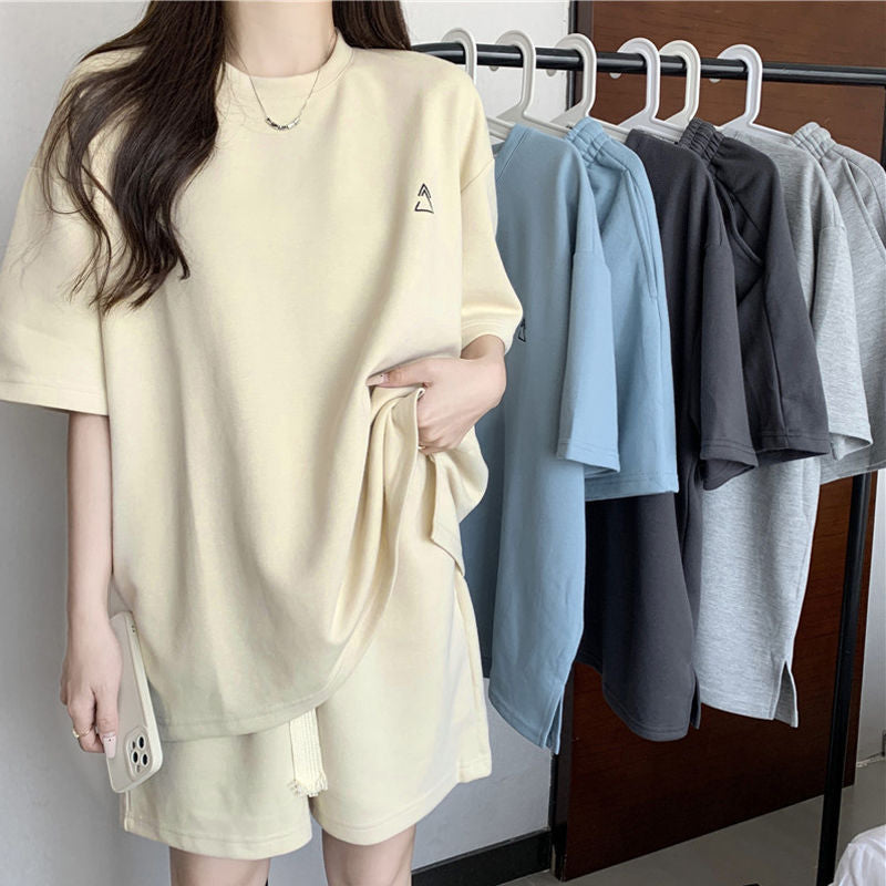 Damer Casual Oversized T-Shirt Kjole med Snøre Detaljer Stilla