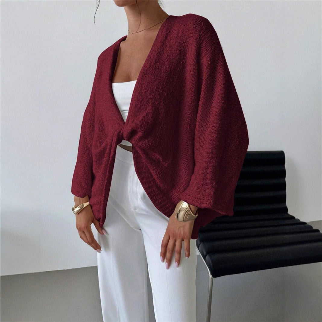 Kvinder Kimono Jakke med Bred Snit og Casual Elegance Stilla