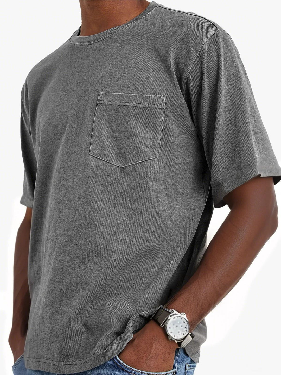 Herre Fritid Pocket T-Shirt Stilla