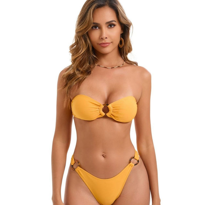 Dame Bandeau Bikini Sæt Stilla