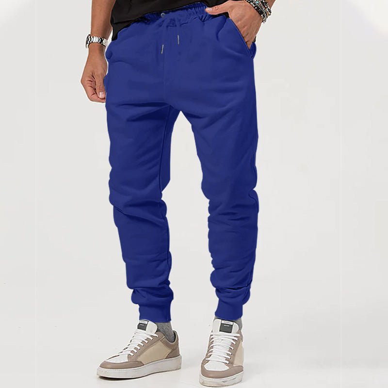 Herre nan Jersey-sweatpants i konisk snit med skjult snor og formstabile fodbånd Skovae