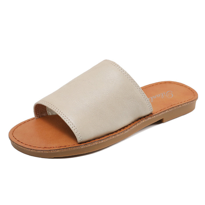 Femme Open-Toe Slide-sandaler med komfort-fodbed-design Stilla