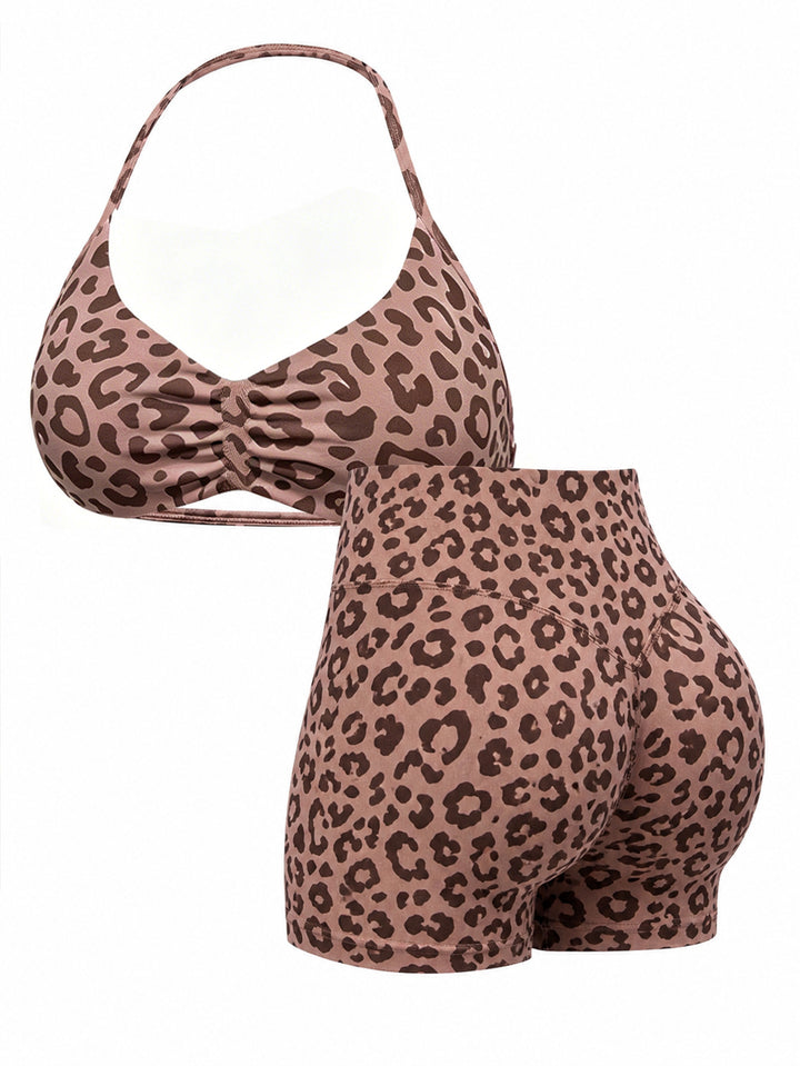 Dame Sporty Bikini med polstret top og høj talje Skovae