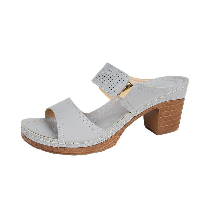 Dame Plateau-Sandaler med elegant rem og komfortabelt fodseng Stilla