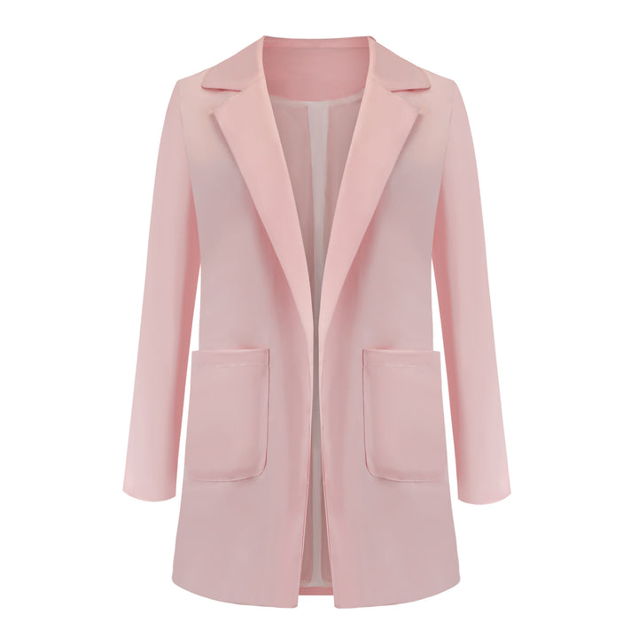 Dame Elegant Blazer med struktureret stof og praktiske lommer Stilla
