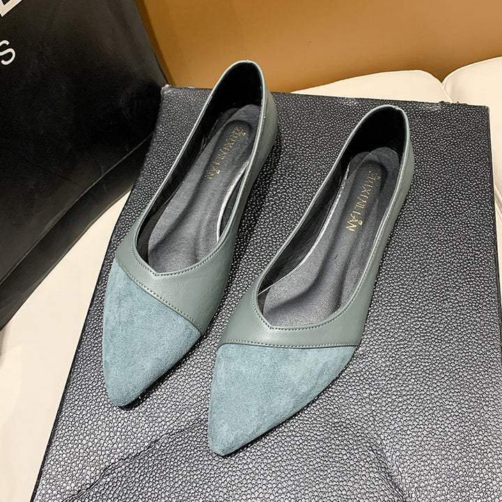 Dame elegante Ballerinas med spidst snit og blød polstring Stilla